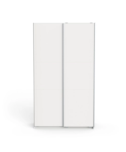 ARMADIO "GHOST" BIANCO CON ANTE SCORREVOLI, 116X59X203 CM